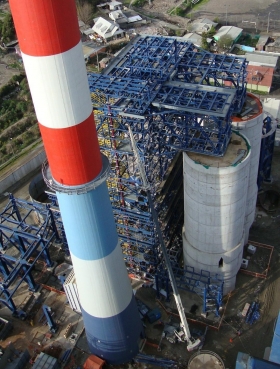 BOCAMINA II - New Coal Power Plant FGD Gypsum silo - CILE - 2008-2009 - DCRPROGETTI