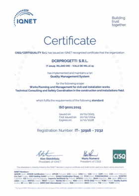 Quality Management System - DCRPROGETTI